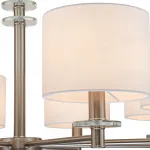 Подвесная люстра Escada 641/8PL E14*60W Satin nickel