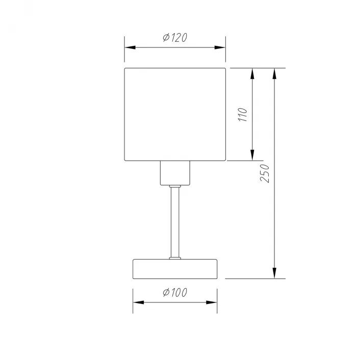 Escada 1109/1 E14*40W White/Silver от ImperiumLoft