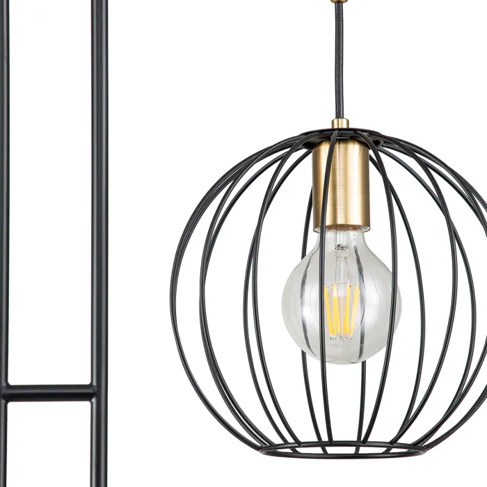 Escada 10176/2 E27*60W Black/Brass от ImperiumLoft
