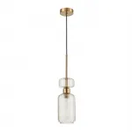 Подвесной светильник Escada 1141/1S E14*60W Antigue copper/Beige