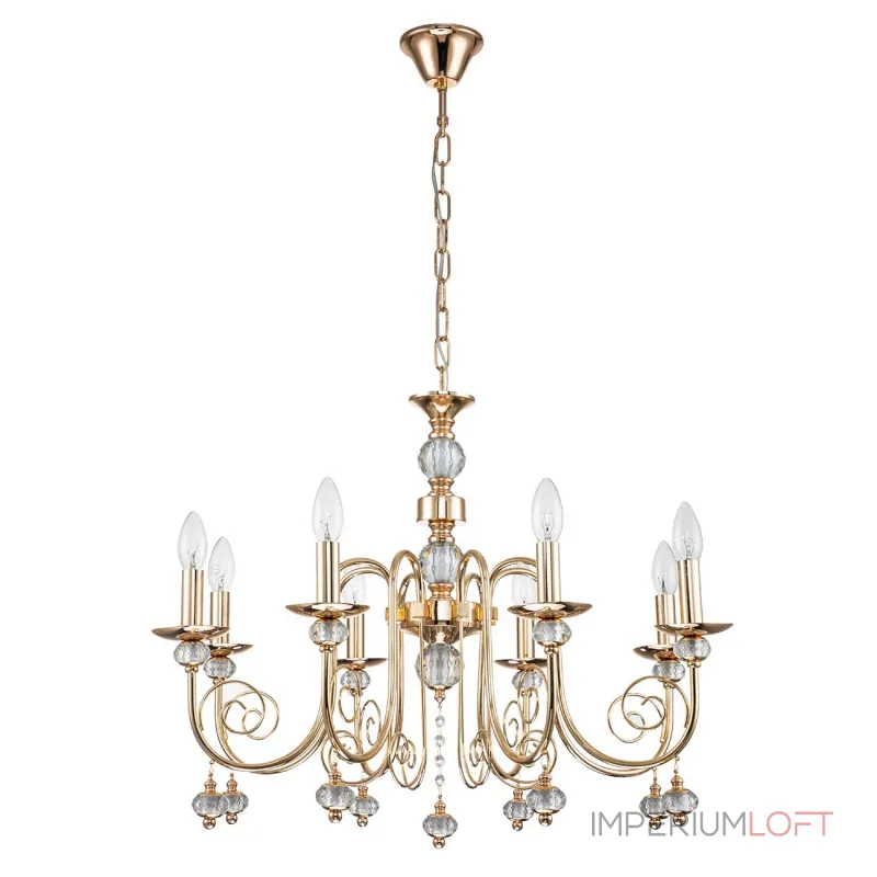 Подвесная люстра Escada 678/8PL E14*40W Gold Подвесная люстра Escada 678/8PL E14*40W Gold
