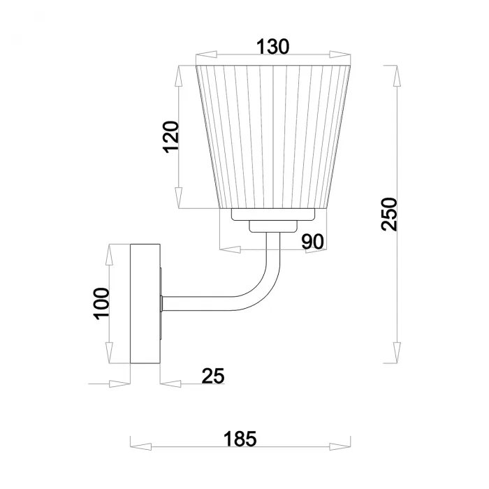 Escada 685/1A E14*60W Copper от ImperiumLoft