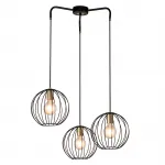 Подвесной светильник Escada 10176/3S E27*60W Black/Brass