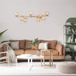 Подвесная люстра Escada 1119/8S E14*40W Gold