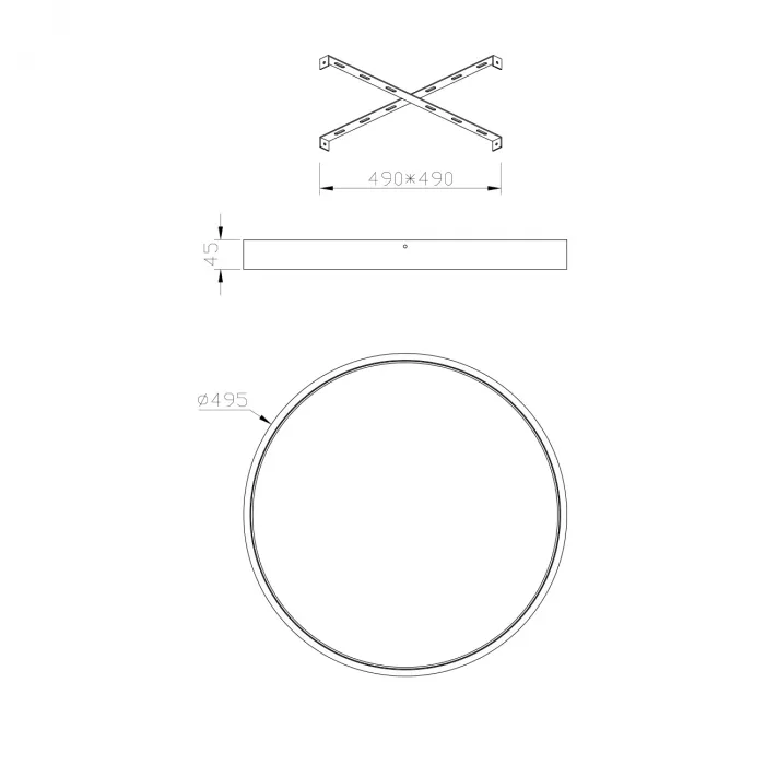 Escada 10226/SG LED*43W Луна от ImperiumLoft