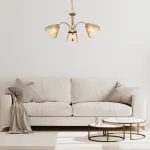 Подвесная люстра Escada 658/3PL E27*40W Gold