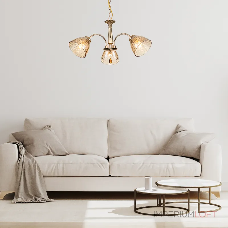 Подвесная люстра Escada 658/3PL E27*40W Gold Подвесная люстра Escada 658/3PL E27*40W Gold