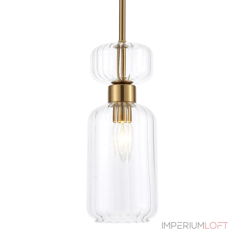Подвесной светильник Escada 1141/1S E14*60W Antigue copper/Clear