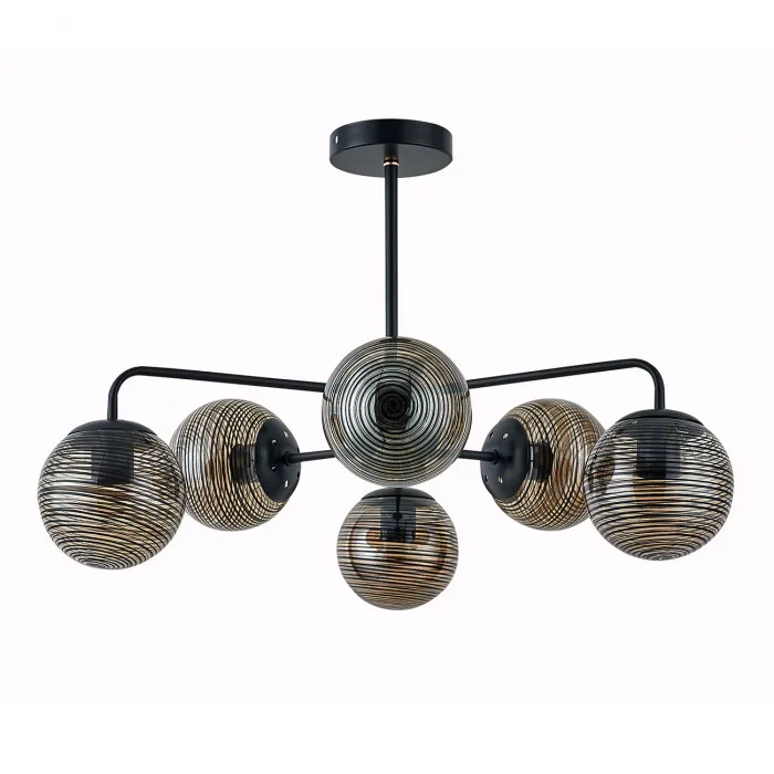 Escada 646/6P E27*60W Black от ImperiumLoft