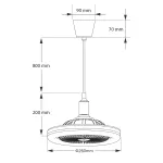 Подвесной светильник Escada IMPULSE 10210/S LED