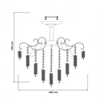 Escada 2106/5P E14*40W Chrome