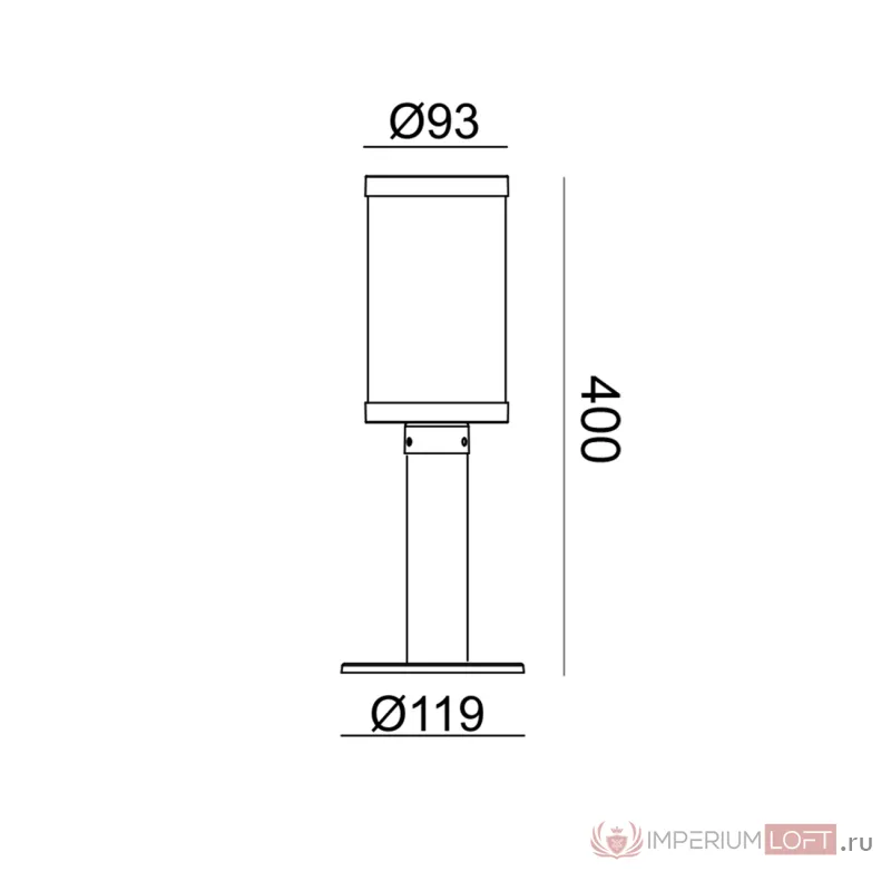 DOLIX OUT ROUND MR16 светильник встраиваемый IP65 для лампы MR16 35Вт макс., титан / стекло матовое от ImperiumLoft