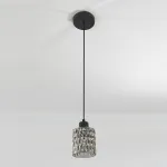 Подвесной светильник Escada 466/1S E27*60W Dark Smoky