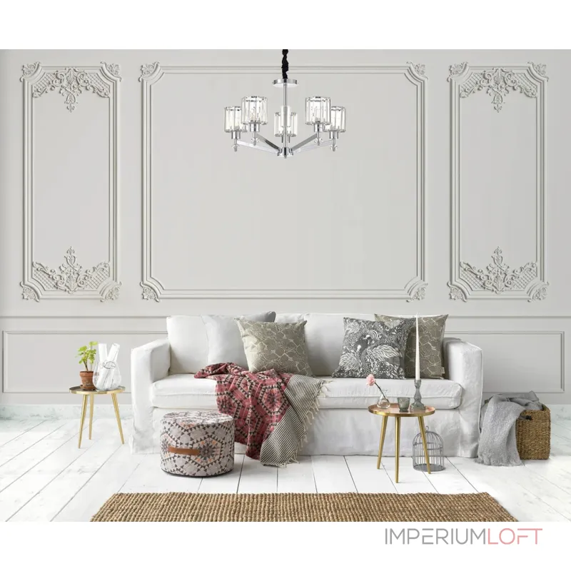 Подвесная люстра Escada 691/5S E27*60W Chrome Подвесная люстра Escada 691/5S E27*60W Chrome