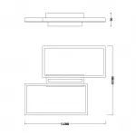 Escada 10209/2 LED*60W White
