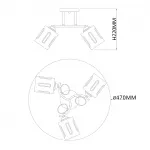 Escada 1120/3PL E27*40W Chrome от ImperiumLoft