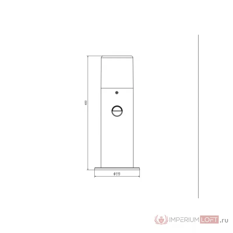 Escada 10179/T E27*60W Dark grey от ImperiumLoft