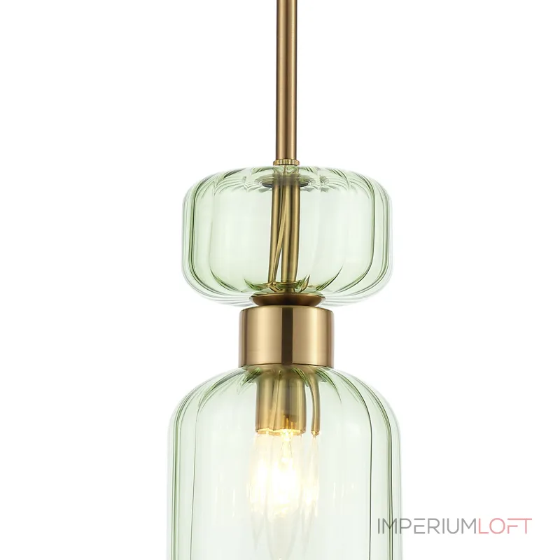 Подвесной светильник Escada 1141/1S E14*60W Antigue copper/Green