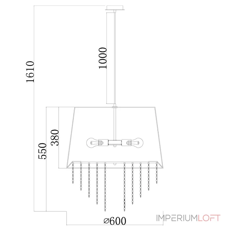 Подвесная люстра Escada 652/5S E27*60W Black Подвесная люстра Escada 652/5S E27*60W Black
