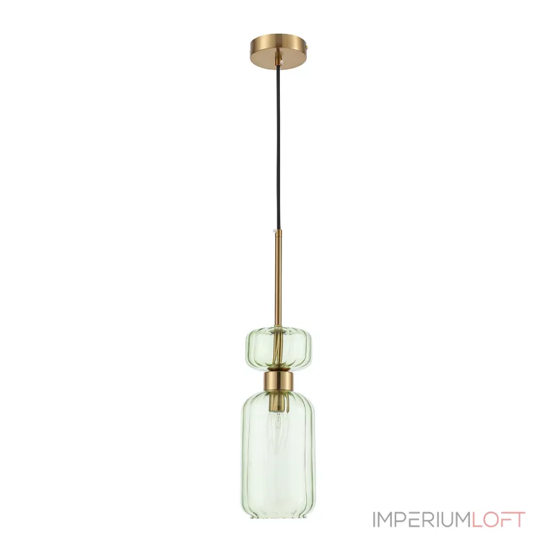 Подвесной светильник Escada 1141/1S E14*60W Antigue copper/Green
