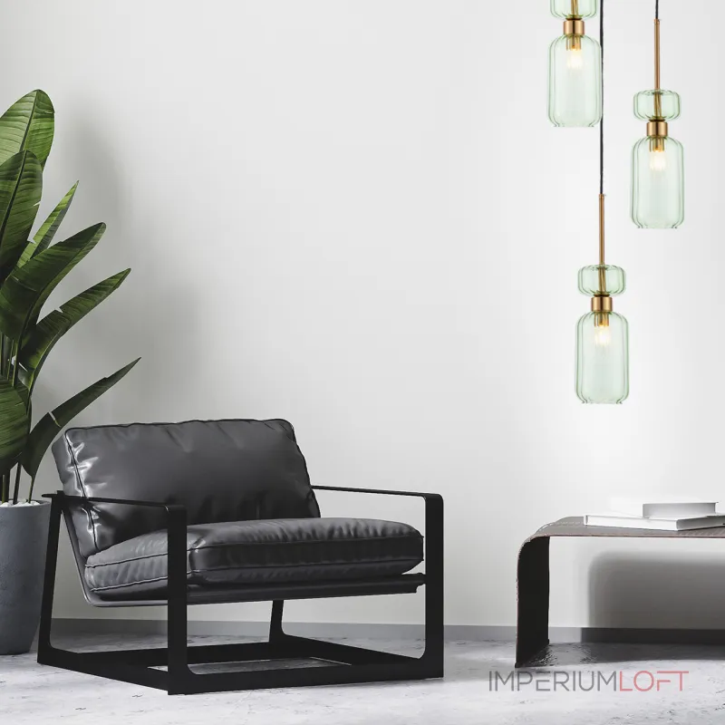 Подвесной светильник Escada 1141/1S E14*60W Antigue copper/Green