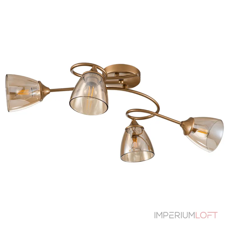 Escada 1112/4P Е27*60W Champagne Gold