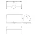 Escada 30002W/01 LED*30W IP65 White
