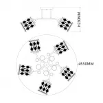 Escada 1106/5PL E27*40W Chrome