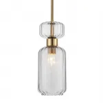 Подвесной светильник Escada 1141/1S E14*60W Antigue copper/Smoke