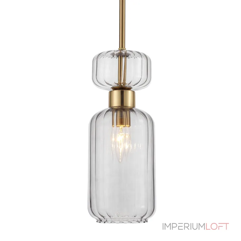 Подвесной светильник Escada 1141/1S E14*60W Antigue copper/Smoke