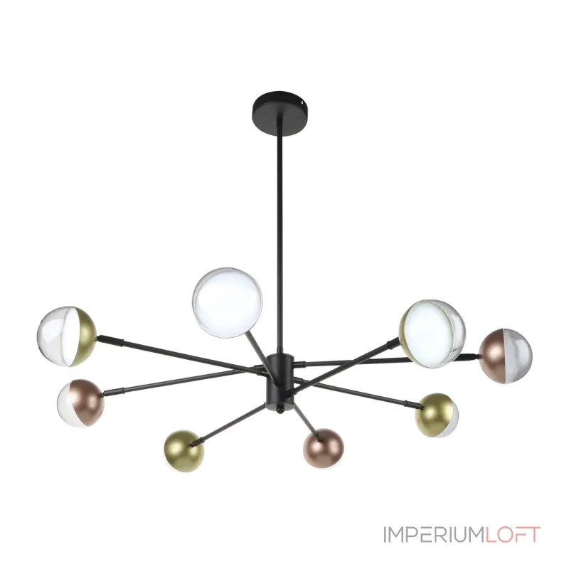 Люстра на штанге Escada DIVERSE 10271/8LED Gold/Copper