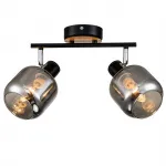 Escada 10177/2A E14*40W Black/Chrome/Wood от ImperiumLoft