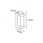Escada 30006W/01 LED*4W IP54 Black