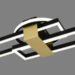 Потолочный светильник Escada 10278/3 LED*120W Black/Gold Потолочный светильник Escada 10278/3 LED*120W Black/Gold