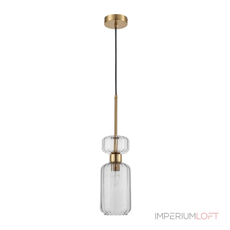 Подвесной светильник Escada 1141/1S E14*60W Antigue copper/Smoke