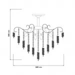 Escada 2106/8P E14*40W Chrome