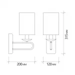 Escada 10166/1A E14*40W Chrome от ImperiumLoft