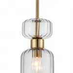 Подвесной светильник Escada 1141/1S E14*60W Antigue copper/Smoke