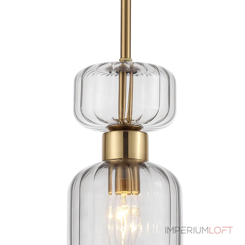Подвесной светильник Escada 1141/1S E14*60W Antigue copper/Smoke