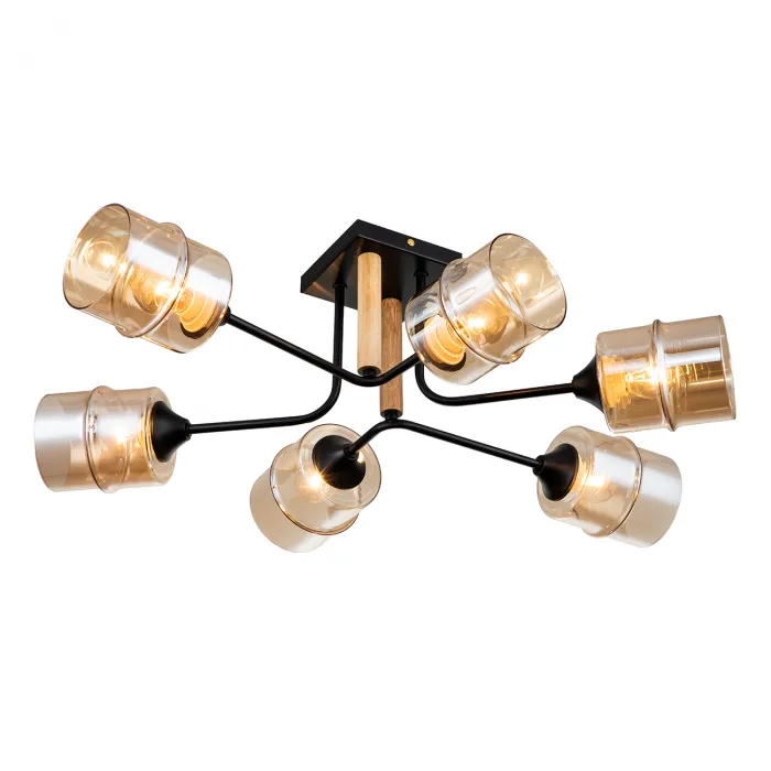 Escada 699/6P E27*60W Black от ImperiumLoft