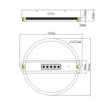 Escada 10253/1 LED*26+3W Chrome