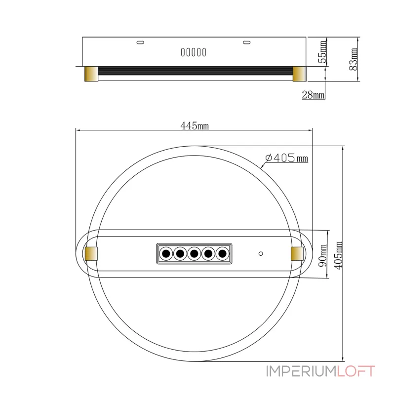 Escada 10253/1 LED*26+3W Chrome