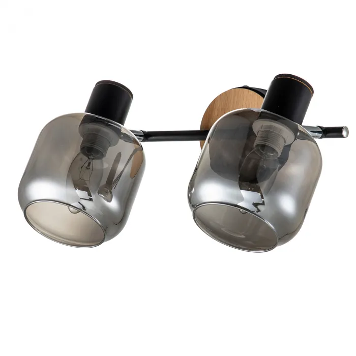 Escada 10177/2A E14*40W Black/Chrome/Wood от ImperiumLoft