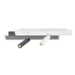 Потолочный светодиодный светильник Escada 20047LED 20047SMA/01LED WH/BK