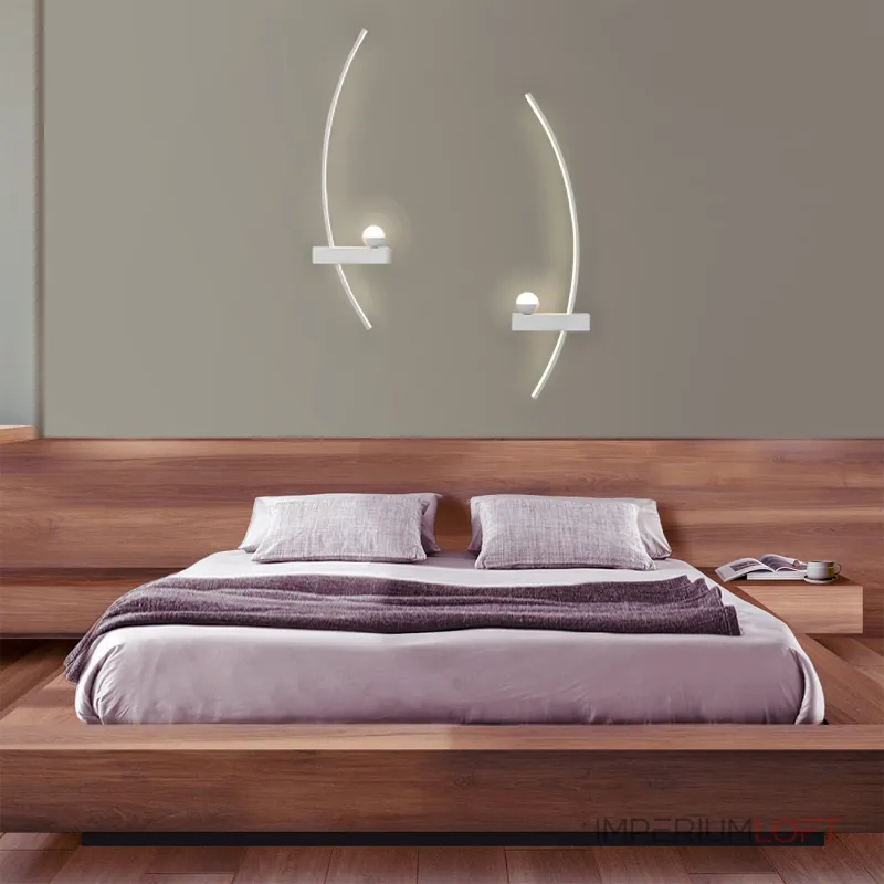 Настенный светильник Escada RAY 10220/2LED White L от ImperiumLoft Настенный светильник Escada RAY 10220/2LED White L от ImperiumLoft