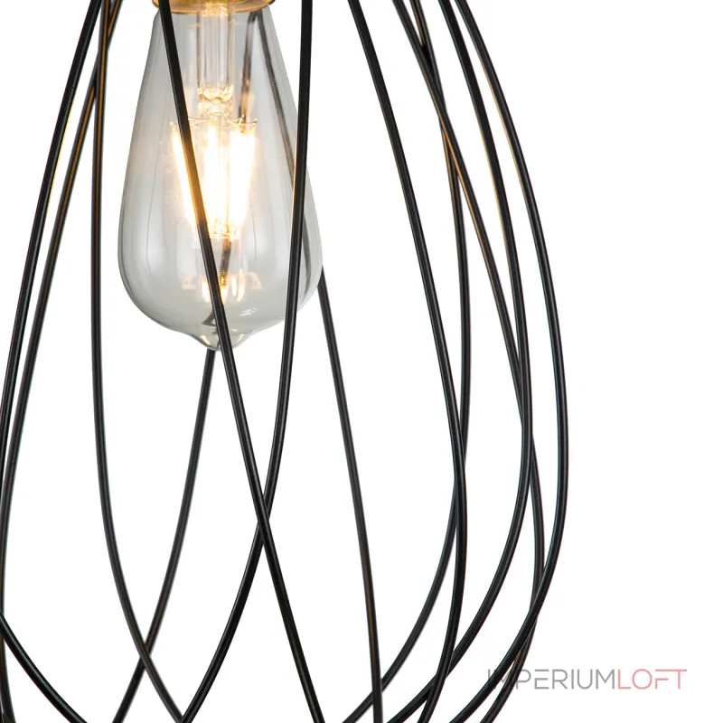 Подвесной светильник Escada 10180/1S E27*60W Black/Brass