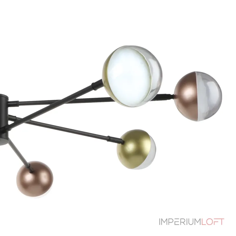 Люстра на штанге Escada DIVERSE 10271/8LED Gold/Copper