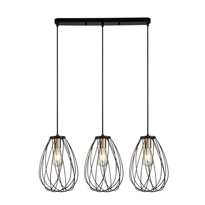 Escada 10180/3S E27*60W Black/Brass от ImperiumLoft