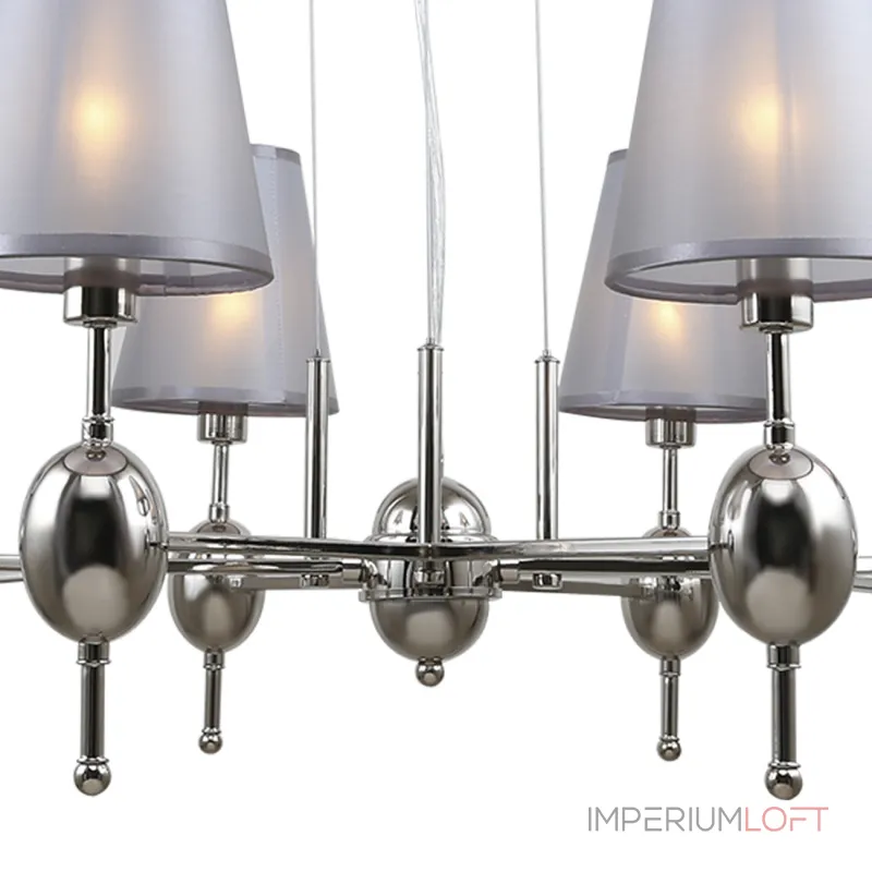 Подвесная люстра Escada 2106/8S E14*40W Nickel