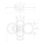 Потолочный светильник Escada ALNAIR 10224/4LED 56W
